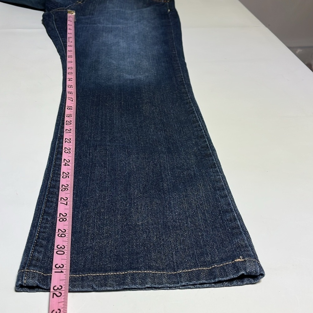 Lucky brand straight leg Blue Jeans size 14 - Picture 7 of 7